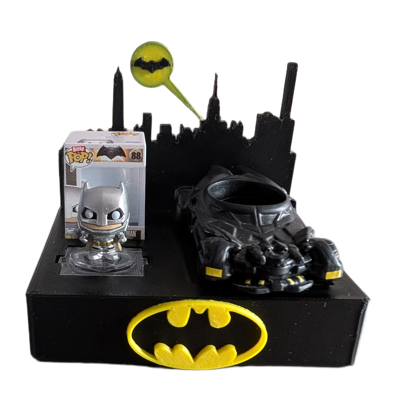 Funko BITTY POP! TOWN ***DISPLAY ONLY*** - Batman & Batmobile