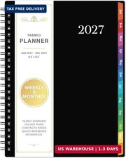 2027 Planner Weekly and Monthly - Planner 2027, Jan 2027 - Dec 2027