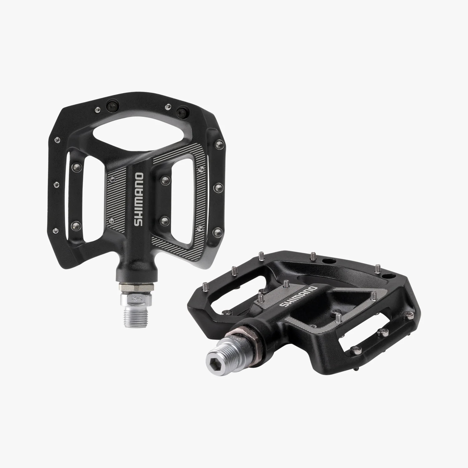 SHIMANO FLAT PEDAL PD-GR500 BLACK OR SILVER MTB/BMX BRAND NE