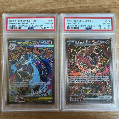 Mega Charizard UPC Promo PSA 10 Sequential Mega Charizard X ex Oricorio ex