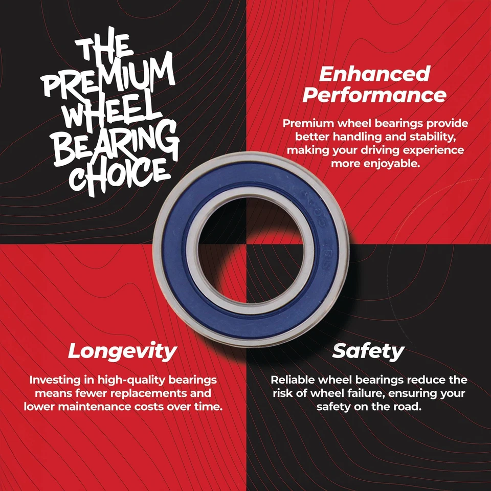 All Balls Rear Wheel Bearing Seal Kit for Husqvarna TC250 03-11 TC450 03-10 Foto 4 de 4