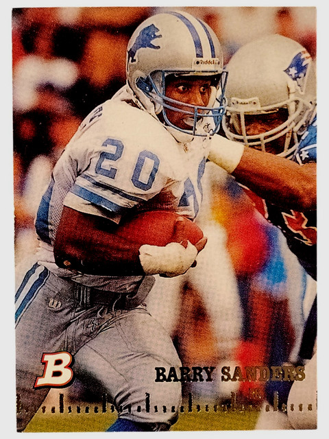 1994 Bowman Barry Sanders #180 Detroit Lions HOF