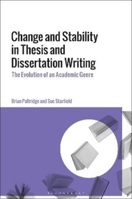 Brian Paltridge Change and Stability in Thesis and Disser (Hardback) (UK IMPORT)