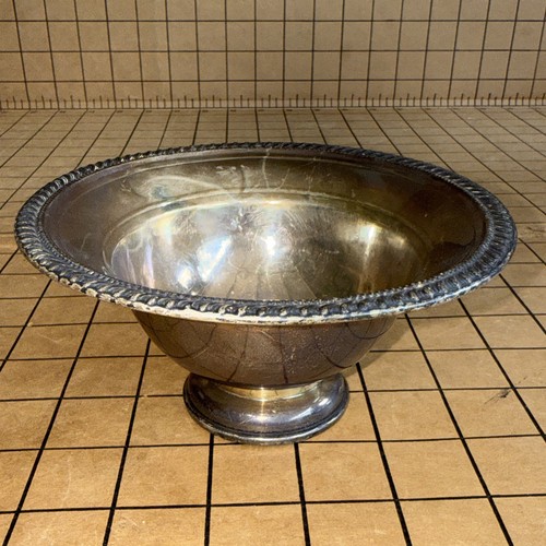 Sterling By Rank M Whiting Weighted And Re Enforced Nut Candy Finish Bowl 4010 - Afbeelding 1 van 23