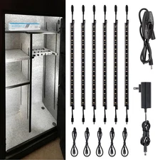 TORCHSTAR LED Safe Lighting Kit, (6) 12 Inch Linkable Light Bars + Rocker Swi...