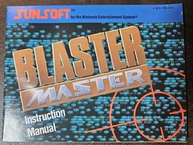 Blaster Master (Nintendo NES, 1988) completo CIB autentico come nuovo, senza segni di utilizzo