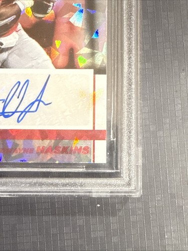 2019 Dwayne Haskins Contender DP School Colors Cracked Ice Auto #17/23 9/10 Mint - Bild 5 von 11