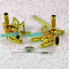 Gold Motorcycle Rearset Rear Set for Kawasaki Ninja ZX10R 2011-2015 2014 2013