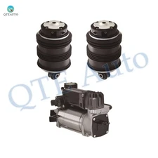 Set Air Compressor Pump-Rear Air Spring Bag For 2007-2009 Mercedes-Benz E63 AMG