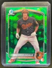 2025 Bowman Sapphire Samuel Basallo Chrome Prospects Green Refractor #/99