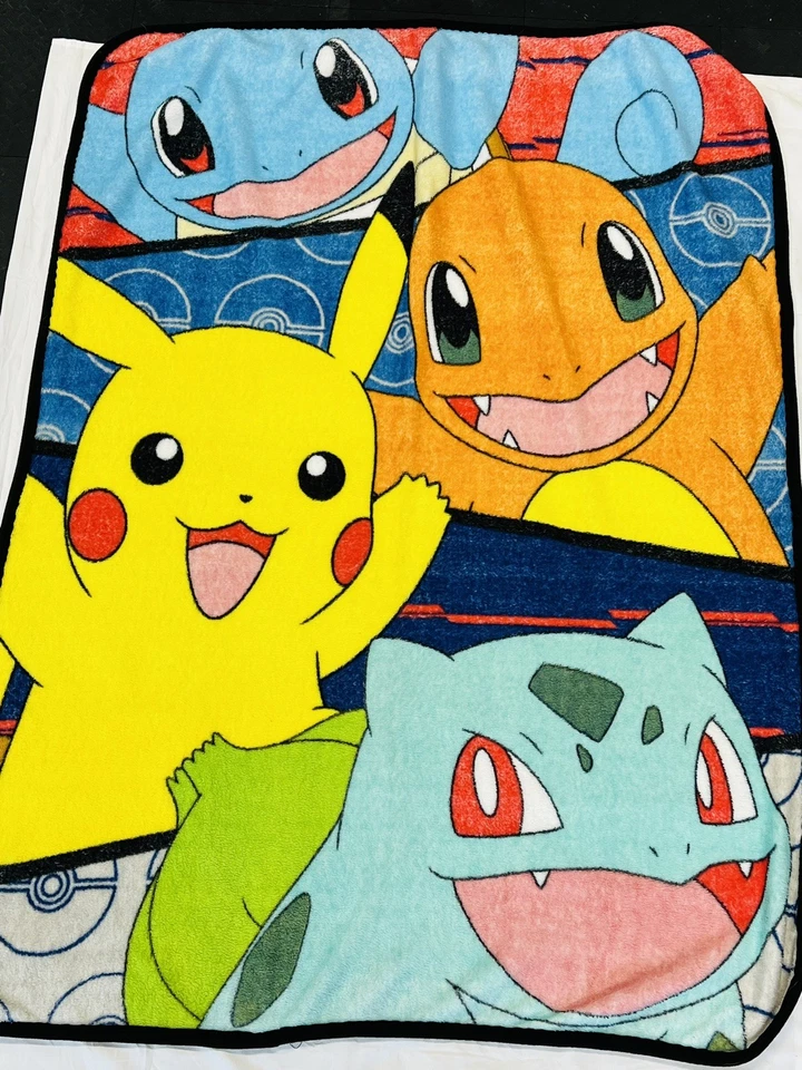 Pokémon Blanket Northwest Company Fleece Pikachu Excellent - Image 4 of 4