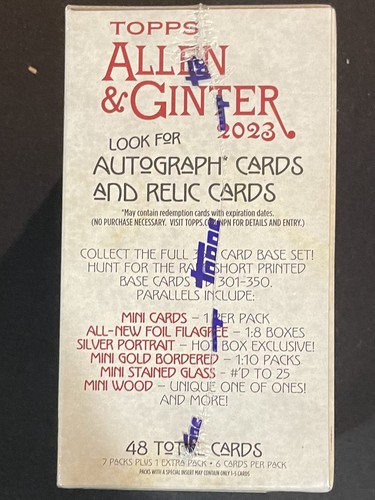 Scatola blaster baseball 2023 Topps MLB Allen & Ginter sigillata in fabbrica!! - Foto 4 di 5