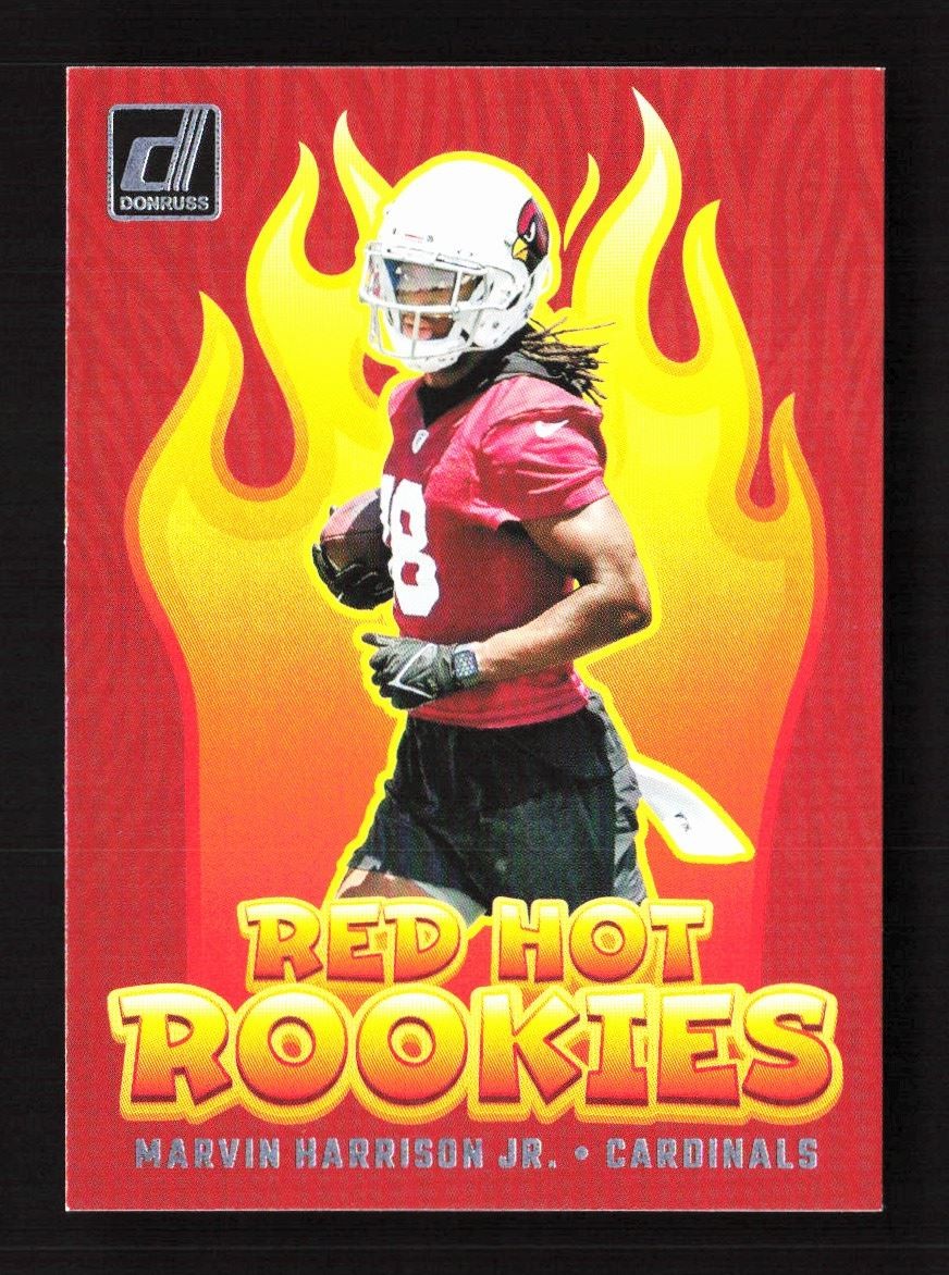 2024 Donruss Red Hot Rookies Marvin Harrison Jr. RC Arizona Cardinals #RHR-MJJ
