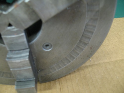 3 JAW CHUCK 9" L-1 LEBLOND MOUNT "OD" JAWS ONLY  **NO KEY** - Picture 4 of 6