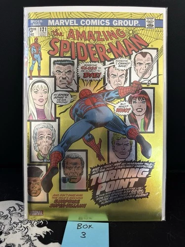 AMAZING SPIDER-MAN: FACSIMILE #121 • TRADE DRESS FOIL VARIANT • MARVEL • NM+