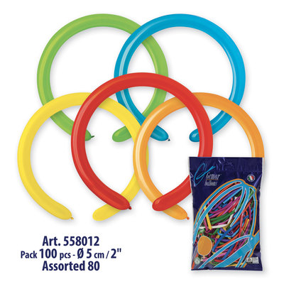260Q Balloons Latex Modeling Twisting Entertainer 50 ct.