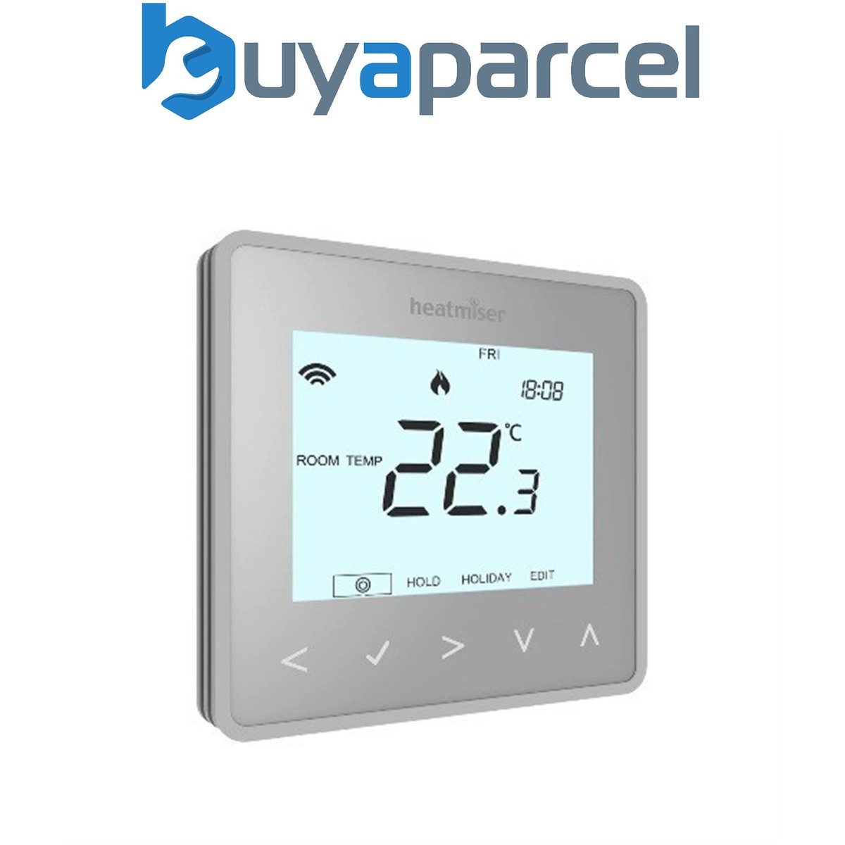 Heatmiser neoStat V2 Platinum Silver Programmable Thermostat 230V  5060267979834 | eBay
