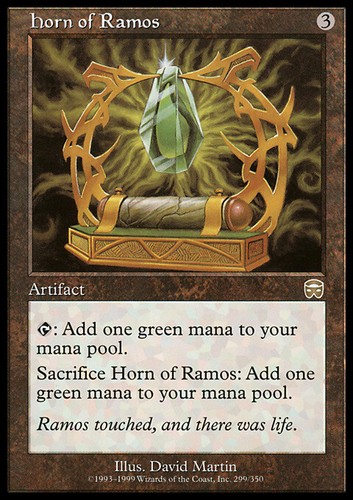 MTG HORN OF RAMOS ITALIAN FOIL EXC - CORNO DI RAMOS - MM - MAGIC - 第 1/1 張圖片