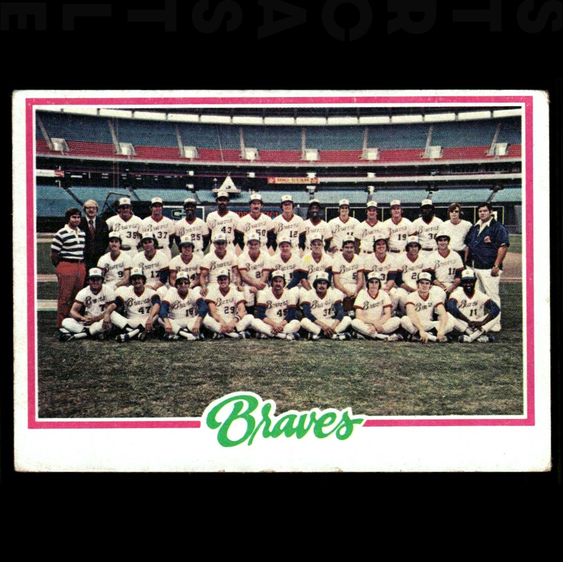 1978 Topps - Team Checklist Atlanta Braves #551 Atlanta Braves ⚾ Baseball Card