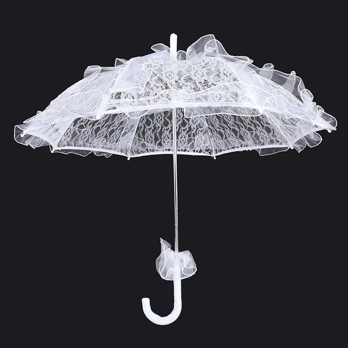 Lace Parasol Umbrella Bridal Wedding Dancing Party Photography Props HG MG - Picture 33 of 40