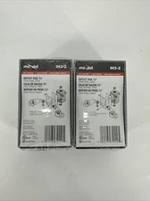 LOT OF 2 Red-Dot IH3-2 Wet Location Outlet Box 3/4" Three Hold Silver NEW SEALED