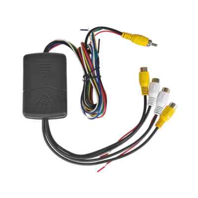 4 Camera In 1 Video Control Image Combiner Channel Converter Box for Car Driving