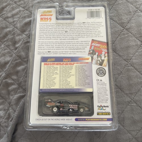 KISS Car Johnny Lightning Racing Dreams KISS Peter Criss  #27 card - Picture 4 of 4