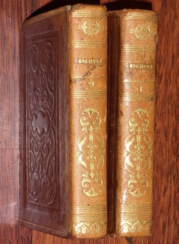 AESCHYLUS curante Boissonade 1825 oeuvres d'ESCHYLE EN GREC complet 2 tomes - Zdjęcie 1 z 4