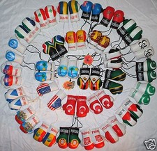 Mini Boxhandschuhe verschiedene Länder/Regionen L-Z  Auto Anhänger Neu