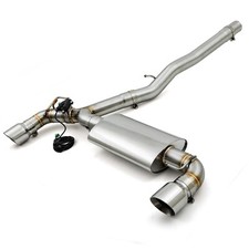 DIRENZA 3" ACERO INOXIDABLE GPF SISTEMA ESCAPE TRASERO VÁLVULA BMW SERIE 1 M135i F40