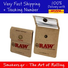 3x Raw Natural Pocket Ashtray Reusable Pouch Rolling Smoking Accessory