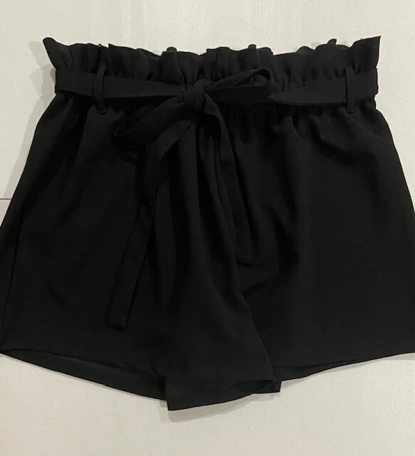 Black top dressy shorts