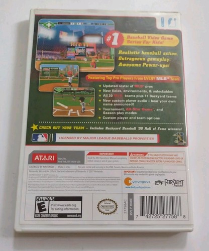 Backyard Baseball '10 (Nintendo Wii, 2009) - Picture 4 of 4