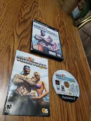 Outlaw Volleyball Remixed Playstation 2 Complete With Manual Case Has Wear Works