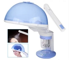 2 in 1 Ozone Facial Table Blue Facial Steamer Face & Hair Hot Ozone Steamer