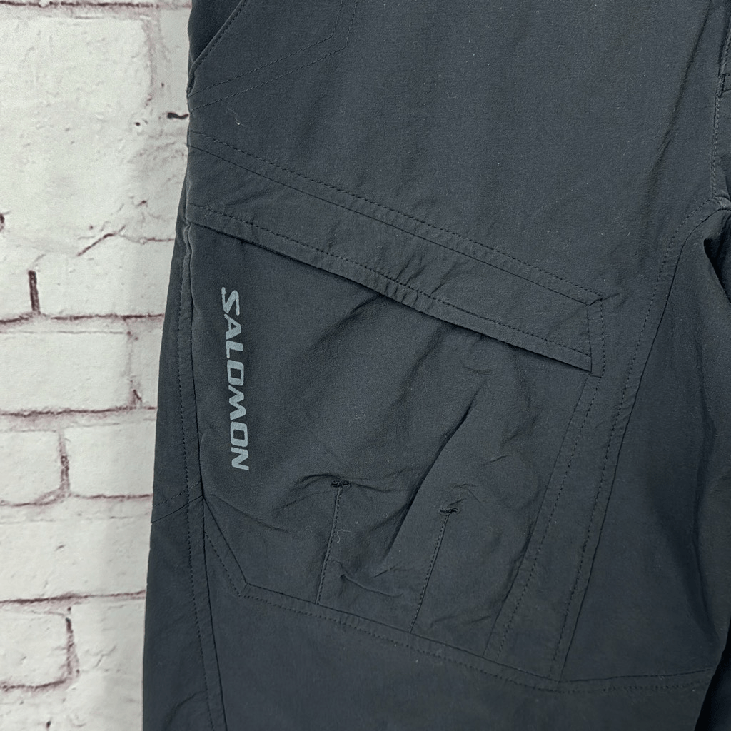 Salomon Shorts Uomo 30 Active Escursionismo Outdoor Acti Lite Elasticizzato Tasca Nero