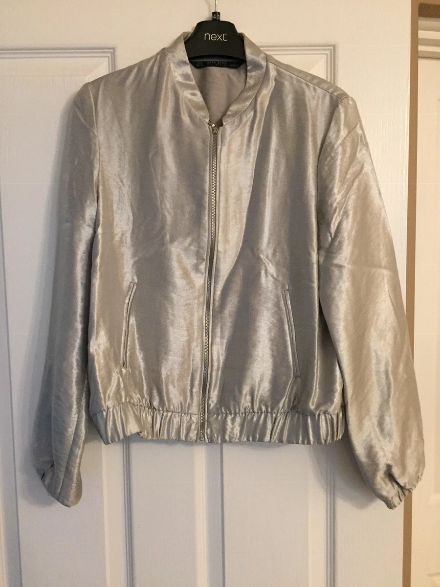 Silver shop jacket zara