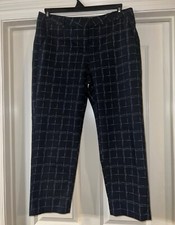 Liverpool Los Angeles Plaid Trousers Pants Size 14/32