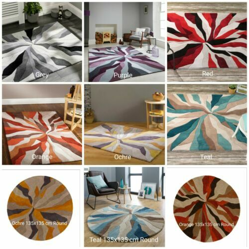 Runa art Tableau Décoration Murale Abstrait 200x95 cm - 4 Panneaux Deco Toile Prêt à Accrocher