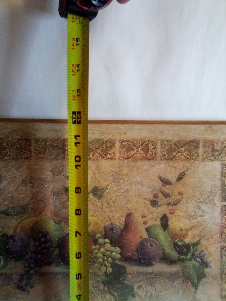 Lot of 6 Vintage Pimpernel Cork Backed Placemats Tuscan Fruit Motif