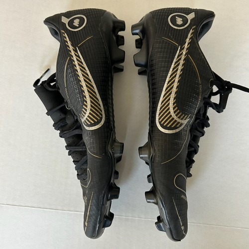Mens Nike Mercurial Vapor 14 Pro FG Black Gold Soccer Cleats Sz 7.5 DJ2869-007 - 第 4/15 張圖片