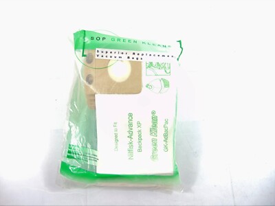 SOP Green Klean Advance Backpack XP Vacuum Bags 10 Pack