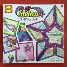 ALEX 3D Stellar String Art + Beads ⭐ 22 Piece Craft Set Creative Design AA123
