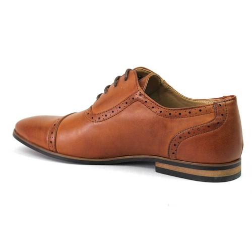 Detailed Perforation Dress Shoes Modern 