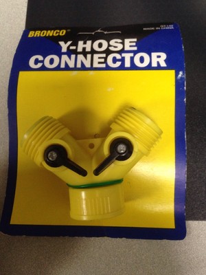 Bronco Y Hose Connector