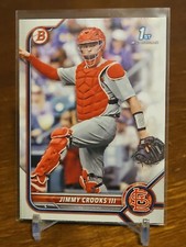 2022 Bowman Draft Paper Base #BD-178 Jimmy Crooks III - St. Louis Cardinals
