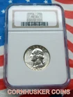 1956 SILVER QUARTER  NGC MS 66 ~ ALL WHITE & GREAT STRIKE ~ REGISTRY SET COIN