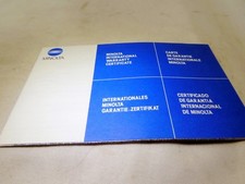 Minolta MAXXUM 50mm AF f1.7 Lens Guide Manual Book Booklet Photography