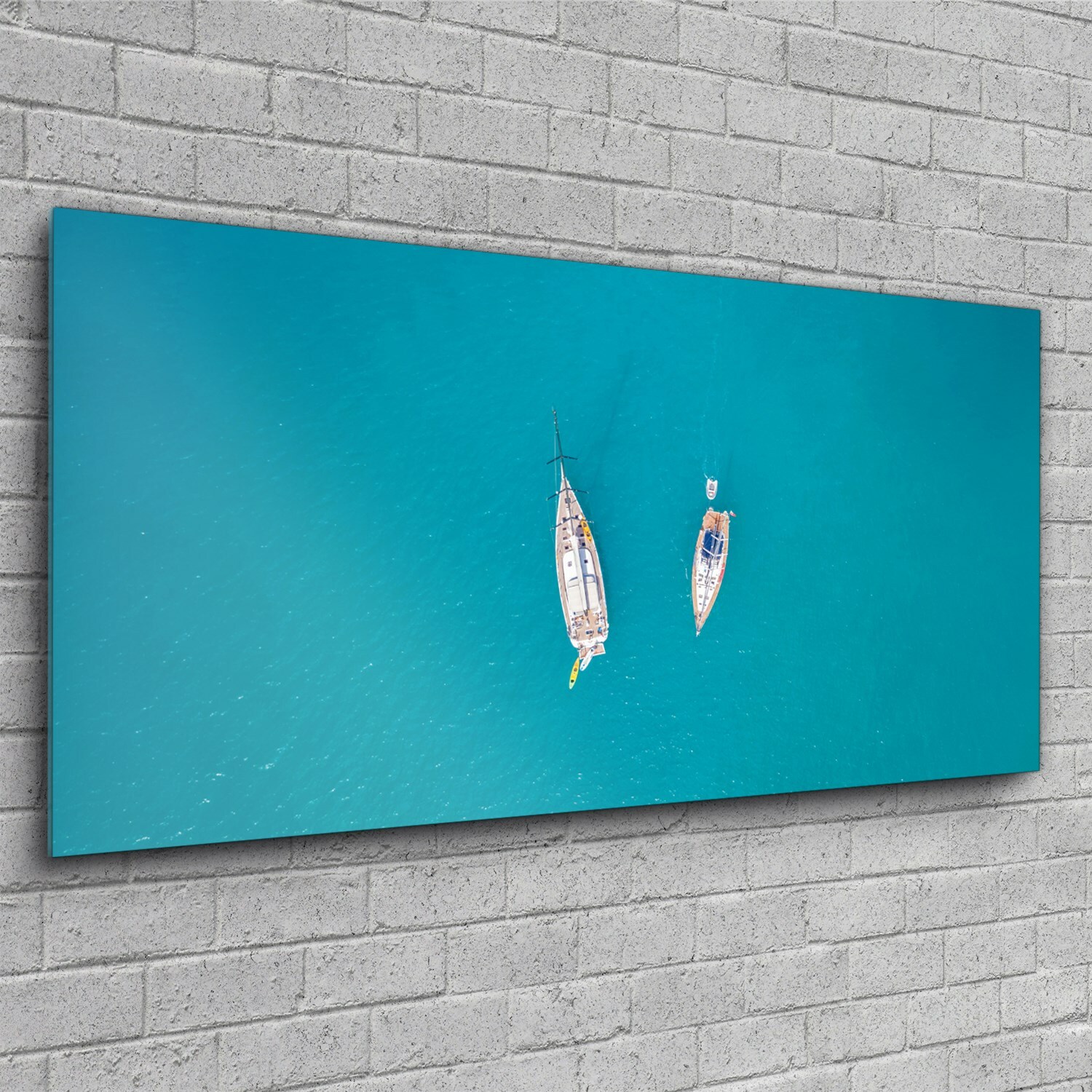 Wandbilder Glasbild Groß Kunstdruck Schlafzimmer 120x60 Kreuzfahrt Yacht Boot