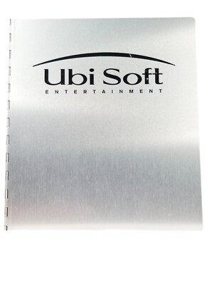 UBISOFT ENTERTAINMENT 2003 EMPLOYEE MERCHANT RESELLER ADVERTISING CATALOG BINDER